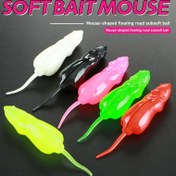 Resim Gerçekçi Yumuşak Yem Balıkçılık Yem - Gerçekçi Kürk ve Kuyruklarla Yaşam Boyu Fare Şekilli Silikon Yapay Yem, Tatlı ve Tuzlu Su Balıkçılığı İçin Mükemmel, Balıkçılık Yemleri 