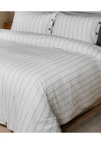 Resim Cotton Collection Tek Kişilik Çizgili Nevresim Seti Rayuna Renkli 