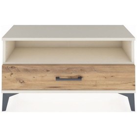 Resim Arges Şifonyer Tek Raflı Tek Çekmeceli 88x30x48 Aytaşı-çam Aytaşı 