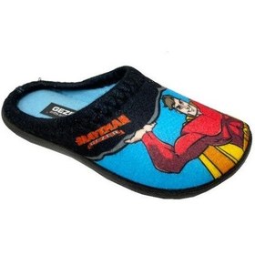 Resim Gezer 13658 Temal Kumaş Erkek Çocuk Halı Terlik 27-29 Mavi 