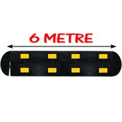 Resim İlgi Trafik Hız Kesici Yol Kasisi Kauçuk Trafik Kasisi Kauçuk Şaseli Kasis 6 Metre (50x40 cm) 