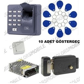 Resim Rfıd Şifreli Parmak Izi Okuyucu Kapı Açma Sistemi 