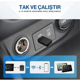 Resim Akıllı Durak Mpıa Cp-2 Android Car Play Adaptör 