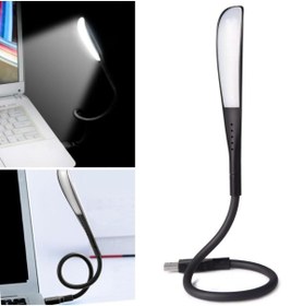 Resim OLLEVRA USB Girişli Ledli 3 Kademeli Dokunmatik Masa Kitap Okuma Lambası Ledi Siyah 