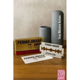 Resim Aylina Bfs Permasharp 10 Adet Tıraş Jileti Tıraş + Tıraş Malzeme Kutusu Set 