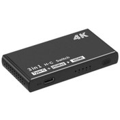 Resim Onten 5601 Type-C+Hdmi to Hdmi 4K HD Video Çevirici Switcher Tak Çalıştır Ücretsiz Kargo