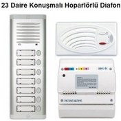 Resim 23 Daire Konuşmalı Hoparlörlü Diafon 
