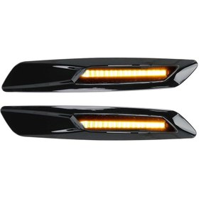 Resim Bmw E60 E90 Füme Çamurluk Led Sinyal 