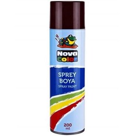 Resim Nova Color Sprey Boya 200 ML Kahverengi NC-806 