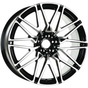 Resim Emr EMR-A342-01 9.5x21"-5x112 ET37 66.6 Black Diamond Jant 4 Adet Emr