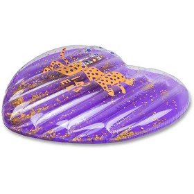 Resim Swim Essentials Purple Leopard Şişme Deniz ve Havuz Yatağı 150cm 