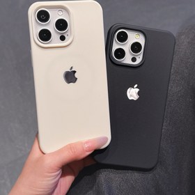 Resim 16 Pro, 15 Pro ile Uyumlu İmitasyon Silikon Büyük Delikli+ Etiket Tam Kapsama Ultra İnce Minimalist 14 Pro Yüksek Kaliteli Parmak İzi Önleyici 