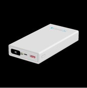 Resim ENERX Powerbank 20000 Mah 2.1 Amper Dijital Göstergeli Enr-p20188dc Beyaz 