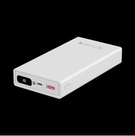 Resim ENERX Powerbank 20000 Mah 2.1 Amper Dijital Göstergeli Enr-p20188dc Beyaz 