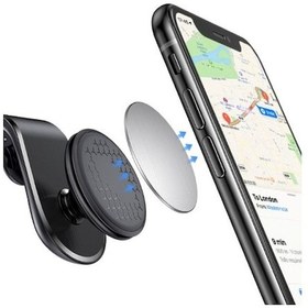 Resim Araba Klimasına Takılan Mandallı Mıknatıslı Telefon Tutucu 