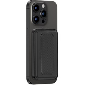 Resim Amazingthing Glamour Link Fonksiyonel Çok Yönlü Grip Standlı Magnetik Kartlık - Siyah 