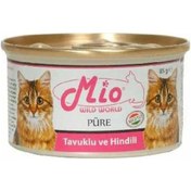 Resim Mio Tavuklu ve Hindi Etli Konserve Yetişkin Kedi Maması 85 G 