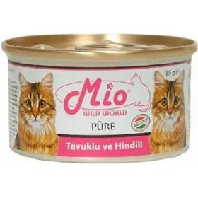 Resim Mio Tavuklu ve Hindi Etli Konserve Yetişkin Kedi Maması 85 G 