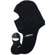 Resim Motosiklet Balaklava Polar Terleme Yapmaz Esnek Kumaş Motor Balaklava Siyah 