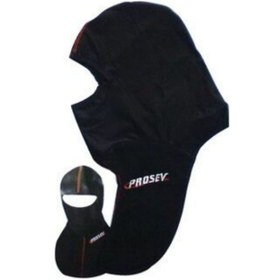 Resim Motosiklet Balaklava Polar Terleme Yapmaz Esnek Kumaş Motor Balaklava Siyah 
