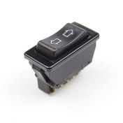 Resim Evrensel DC 12V 20A Otomatik Araba Elektrikli Cam Anahtarı 5 Pinli (Mavi) 