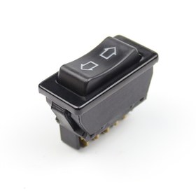 Resim Evrensel DC 12V 20A Otomatik Araba Elektrikli Cam Anahtarı 5 Pinli (Mavi) 