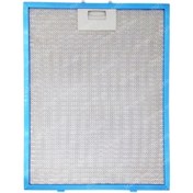 Resim icanPARES Elica Uyumlu En 25 Cm Boy 30 Cm - Arka Tırnak 12,5 Cm Aspiratör Davlumbaz Metal Yağ Filtresi 