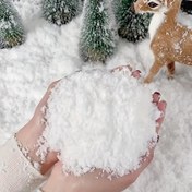 Resim Grefay 50g Paket Sahte Kar Taneleri - Noel, Sevgililer Günü & Yeni Yıl Dekoru için Mükemmel | Elektrik Gerektirmez, Klasik Tarz Plastik Kar Tozu Tatil & Tema Partisi Atmosferi, Noel Dekoru 