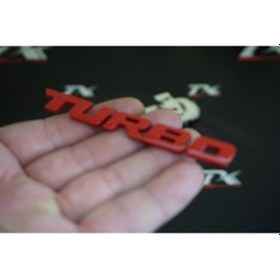 Resim Turbo Bagaj Krom Metal 3M 3D Bagaj Yazı Logo K (548525947) 