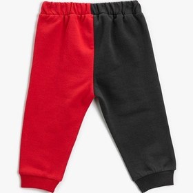 Resim Koton Baskılı Pamuklu Jogger Eşofman Altı Multıcolor 3wmb40124tk Mavi 