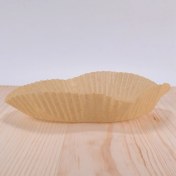 Resim 50PCS Hava Fritöz Parşömen Kağıdı Astarları Yapışmaz Tek Kullanımlık Yıkar Astarlar Sepet Sepet Güçsüz Yuvarlak Parşömen Kağıdı (Kahverengi) (Yurt Dışından) 