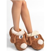 Resim Twigy Didi Kadın,Garson Boy Hayvanlı Panduf Kahverengi 36/41 YY0280 Kahverengi 