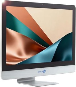Resim SIMPLETEK - All in One AIO 24 inç FHD Dokunmatik Ekran, Windows 10 Pro i5 8 GB RAM 240 GB SSD Bilgisayar Sabit PC Web Kamerası POS Kasası 