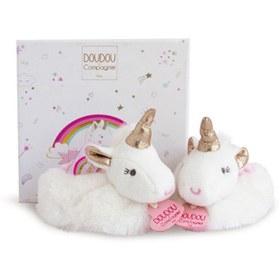 Resim Doudou Hediye Kutulu Unicorn Panduf 