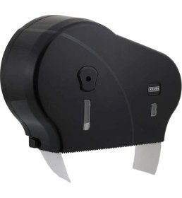 Resim Vialli DMJ1B Double Mini Jumbo Tuvalet Kağıdı Dispenseri No-Stop- Siyah 