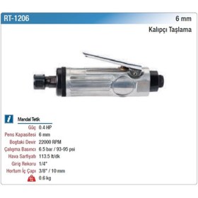 Resim ROTAKE Havalı Kalıpçı Taşlama 6mm. 22000rpm 