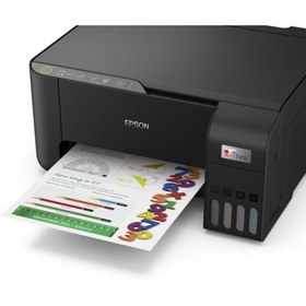 Resim Epson EpsonEcotankL3250 Renkli Tanklı Yazıcı Baskı-Tarama-Kopya(USB,WİFİ)+ORİJİNAL EPSON 4x65ml+1 Mürekkep 