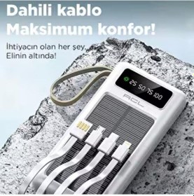 Resim Acl 30000mah Powerbank Hızlı Şarj Destekli Yüksek Kapasiteli Taşınabilir Şarj Cihazı-1330 