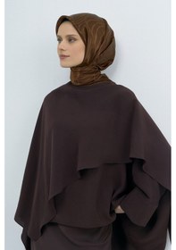 Resim Armine Saf İpek Sura Eşarp-2026 İlkbahar-yaz- 95110d Kahve-taba 