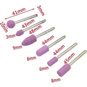 Resim Reko Dremel Makinesi Uyumlu Kalıpçı Taş Seti 6'lı 