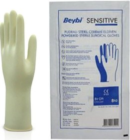 Resim Beybi Sensitive Pudralı Steril Cerrahi Eldiven No: 8.5 