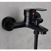 Resim Sardıcı Siyah Banyo Batarya Musluk Sardıcı