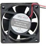 Resim Genel Markalar 6317 24 Volt Fan 0.13 Amper 60x60x25mm Fan 