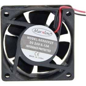 Resim Genel Markalar 6317 24 Volt Fan 0.13 Amper 60x60x25mm Fan 