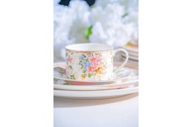 Resim Acar Freya 6 Kişilik 19 Parça Porselen Pasta-Ikram Seti NCY-07078 