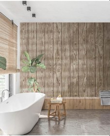 Resim Tahta Ahşap Desen 16 M2 Duvar Kağıdı 390982 Çok Renkli 