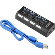 Resim 4 Port USB 3.0 Anahtarlı USB Çoklayıcı 