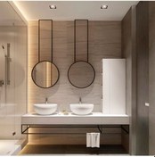 Resim Deniz Metal Banyo Aynası 