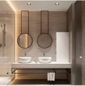 Resim Deniz Metal Banyo Aynası 