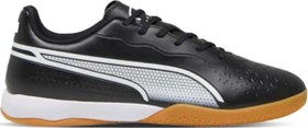 Resim Puma King Match It 107261-01 Profesyonel Futsal Tenis Salon Ayakkabısı Siyah 